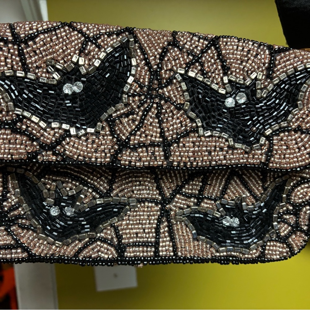 Viral Beaded Women's Bag - Bats and cobwebs - Picture 2 of 7